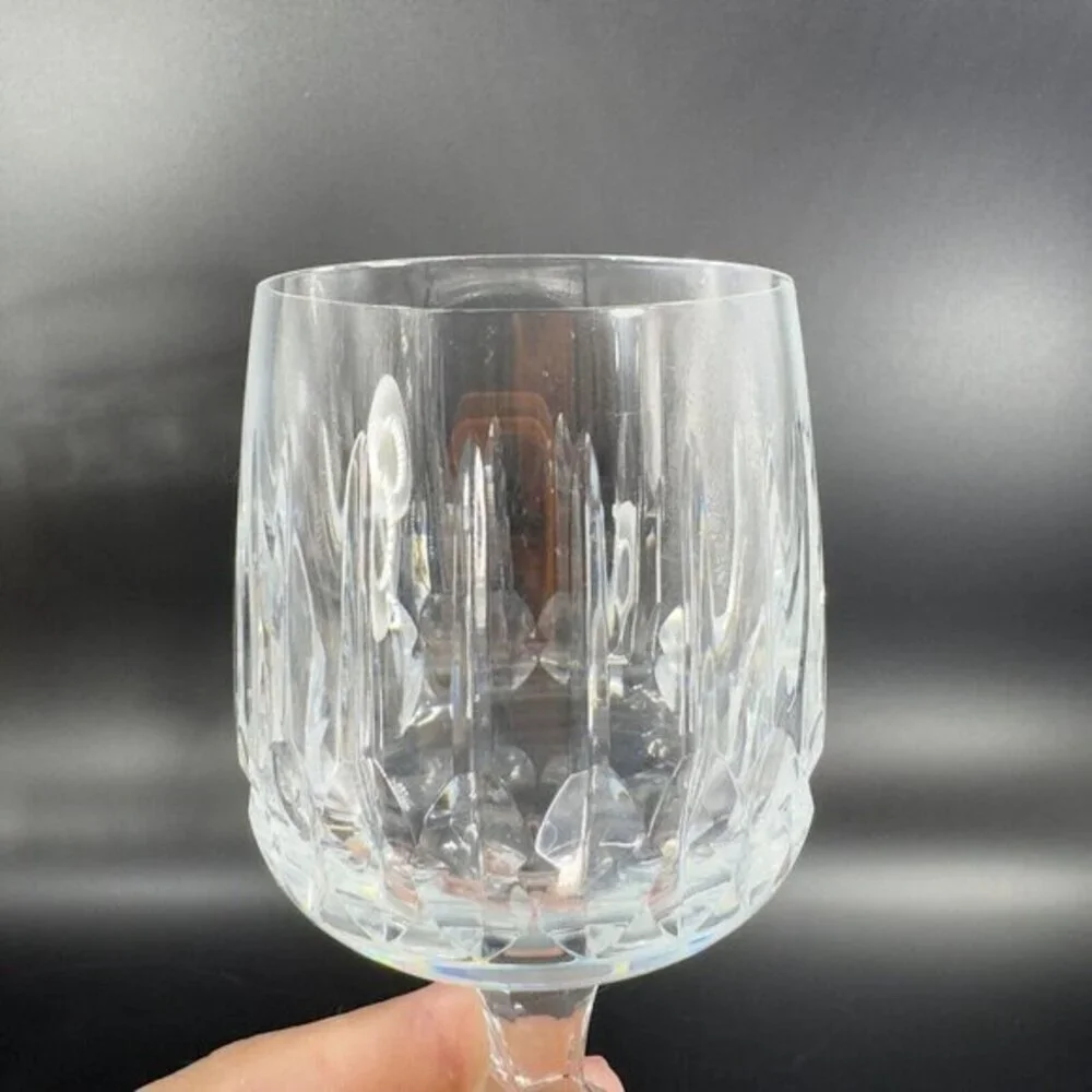 Echt Bleikristall Schott Zwiesel Clear Crystal Germany Water Goblets Cup Set 2‎